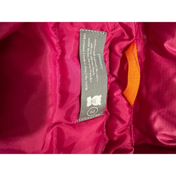 Primary kids lightweight puffer vest size 2 hot pink - Picture 2 of 3